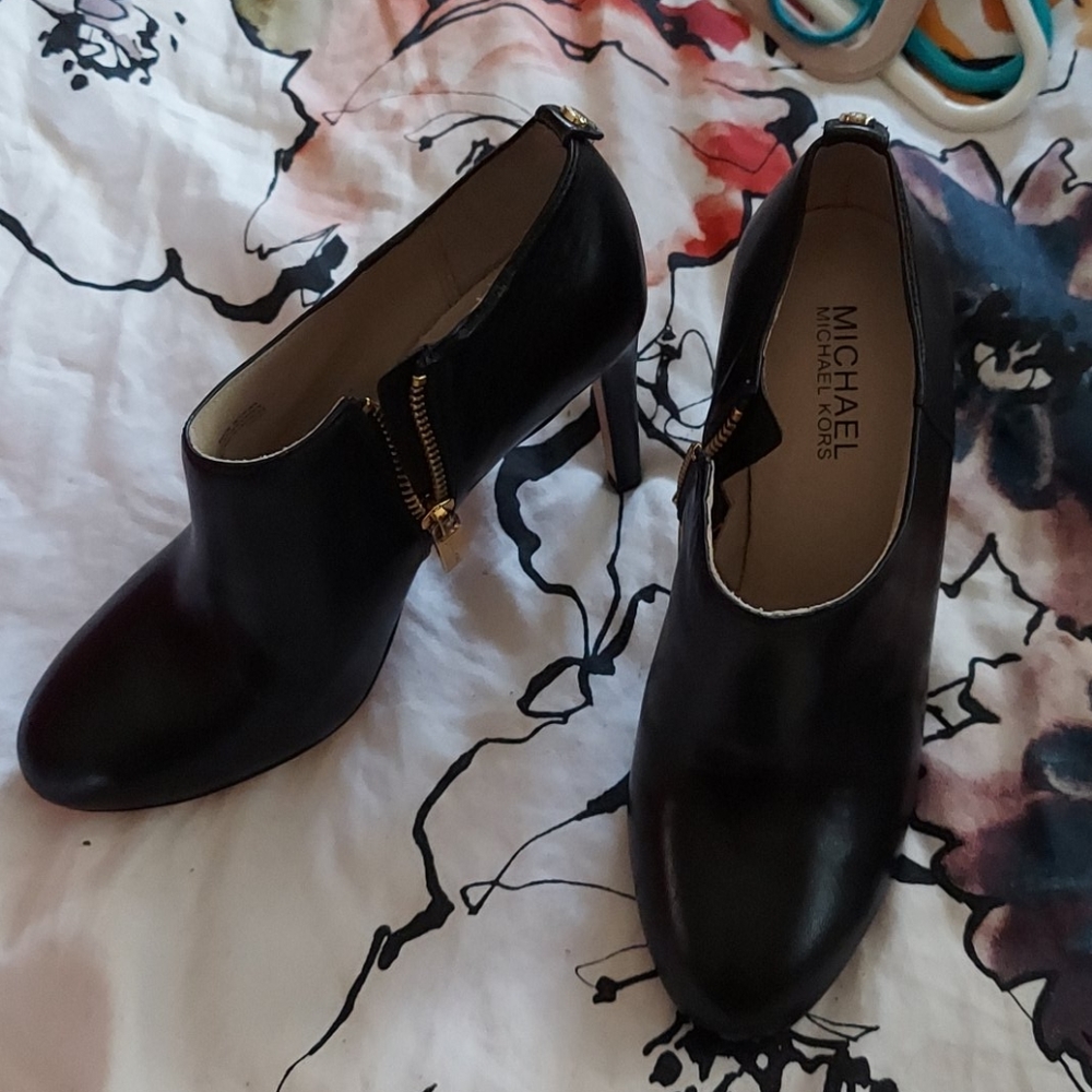 Michael by Michael Kors leather booties